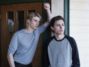 Eyewitness e i due protagonisti Tyler Young e James Paxton Eyewitness Tyler Young e James Paxton