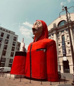 La Casa de papel 3 piazza affari milano