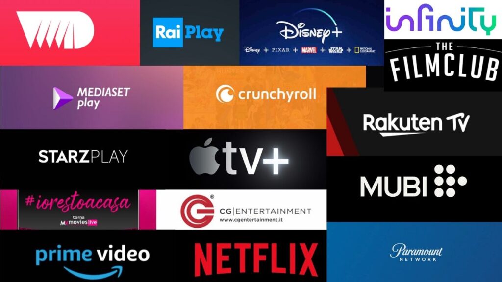 Le piattaforme streaming disponibili in Italia